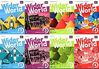 Wider World S, 1, 2, 3, 4, книги та зошити всі рівні, один примірник на вибір