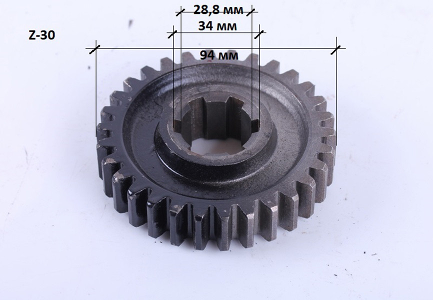 Шестерня перехідного редуктора фрези ТАТА Z-30