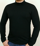 Чоловіча зимова водолазка-гольф Термогольф, теплий базовий гольф на флісі, фото 3
