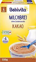 Молочна пшенична каша Bebivita з какао, для дітей з 8 місяців, 500 грам