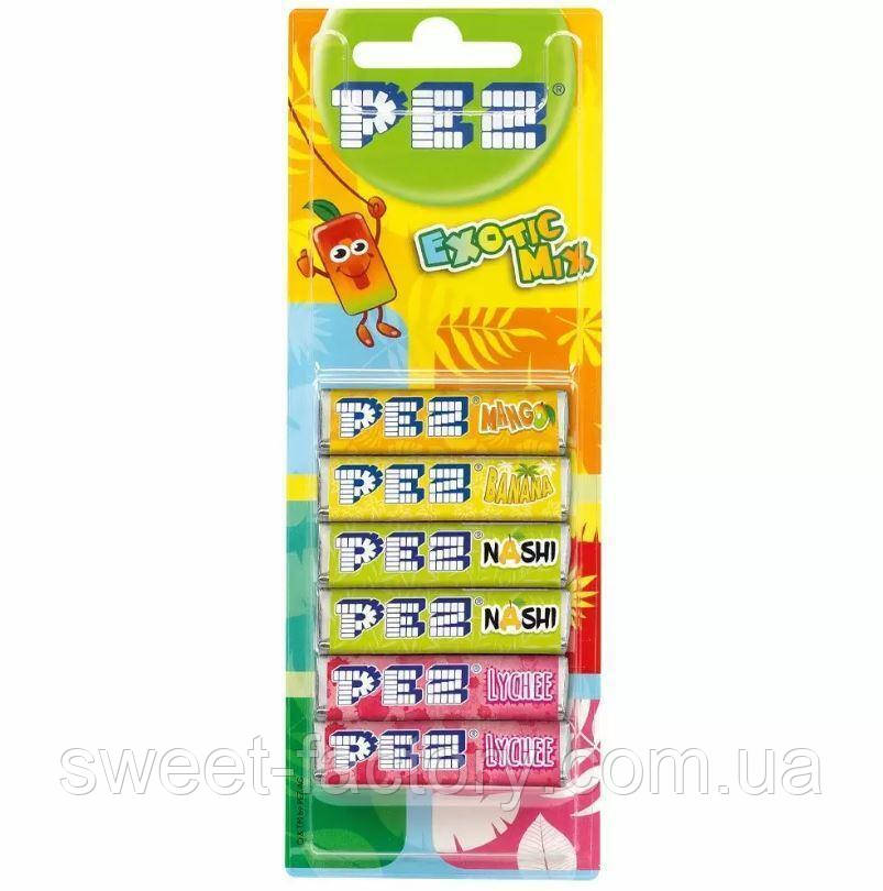 Конфеты PEZ Exotic Mix 6s 51g