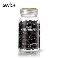 Капсули для волосся Sevich Vitamin With Kemiri, Morocan Oil, Aloe Vera Oil (Вітамін В5 і алое) 30 капсул