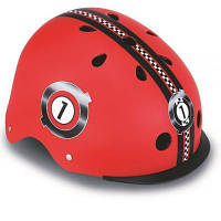 Шлем Globber с фнариком (XS/S) Гонки красный (507-102) p