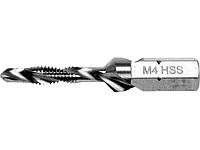 Сверло-метчик YATO М4 х 0.7 мм, HSS М2, HEX-1/4", l = 39/6 мм (YT-44841)