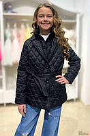 Куртка демисезонная черного цвета для девочки (158 см.) Suzie