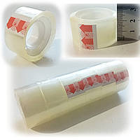 Скотч канцелярський прозорий односторонній  / 24 мм, 20 метрів, 50 мкм / 1шт