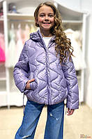 Куртка-деми сиреневого цвета для девочки (158 см.) Cvetkov