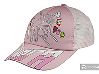 Бейсболка кепка летняя детская "Влад А4" розовая
