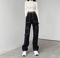 Жіночі стильні джинси джинс бенгалін 42-44; 46-48 "ROZALINA" від прямого постачальника