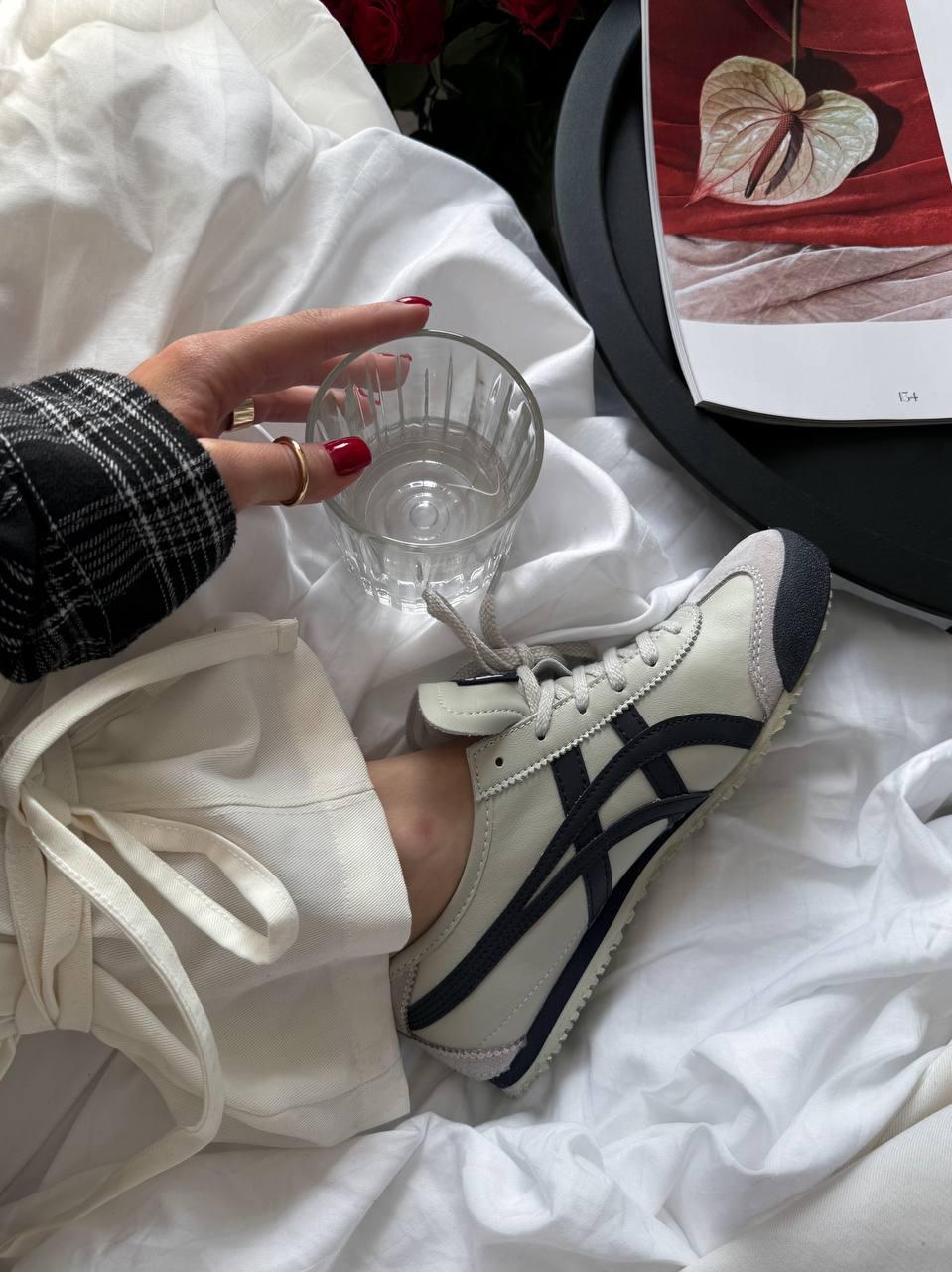 Кросівки жіночі сірі Asics Onitsuka Tiger Mexico 66 Birtch Piacoat (15675)