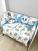 Постільний набір "Garno" бортики захист у ліжечко для новонароджених