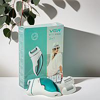 Эпилятор для женщин V-731 600мА/ч для лица ног и интимных зон с бритвенной насадкой MSC