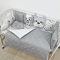Постельный набор "Garno" бортики защита в кроватку для новорожденных