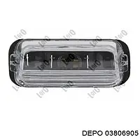 03806905 Depo/Loro фонарь подсветка номера, peugeot 206 1998>