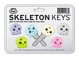Накладки на ключі Fred&Friends Скелетики 6 шт., фото 3