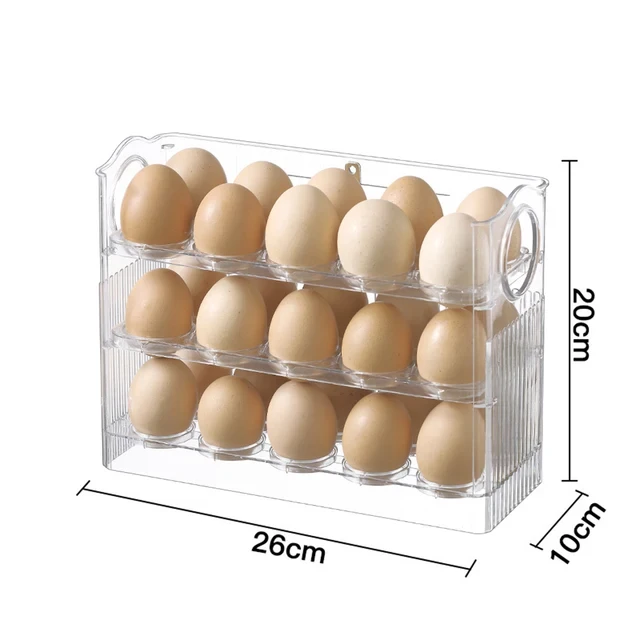 Контейнер для яиц в холодильник, Пластиковый лоток для хранение яиц - фото 6 - id-p2116069586