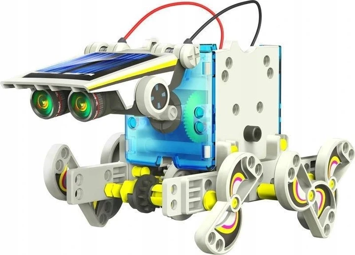 Конструктор робот на солнечных батареях, Складной робот Solar Robot с моторчиком - фото 1 - id-p2116069600