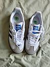 Кросівки чоловічі білі Adidas Samba White Black (15058), фото 7