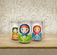 Стаканы Fred & Friends Babushcups 3 шт