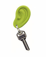 Брелок на ключи Вухо із сережкою зелений