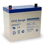 Ultracell 12V UCG55-12 12 V 55 Ah GEL АКБ Гелевий Акумулятор 12 вольтів 55 Ампер BATTERY 12V 55A