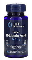 Life Extension, Super R-Lipoic Acid, супер-R-липоевая кислота, 240 мг, 60 растительных капсул