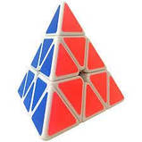 Головоломка Пірамідка ShengShou Aurora Pyraminx (білий), фото 4