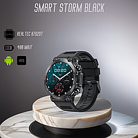 Smart Watch наручные Smart Storm Black водонепроницаемые смарт часы Android iOS черные MSC