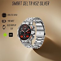 Smart Watch наручные Smart Delta K52 Silver водонепроницаемые смарт часы Android iOS серебряные MSC