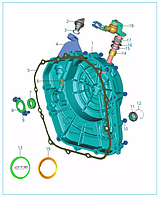 Прокладка крышки сцепления Bajaj Dominar 400 UG2 (от 2022г.выпуска) JY541225