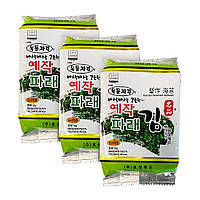Морские водоросли жареные приправленные Ye-Jak Green Laver, 3*4 г, Hyosung Food Co, Южная Корея