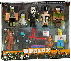 Герои Roblox 18243 Комплект 7 фігурок Роблокс, 2 вихованці, скутер, скейт