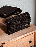Набір - Стильна  в'язана сумка і клатч ручної роботи, фото 4