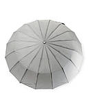 Парасолька автомат жіноча Toprain №918 однотонна на 16 спиць Сірий, фото 2