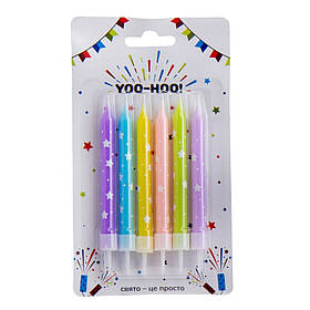 Набір свічок для торта "Сяйво", 9,5 см YOO-HOO!