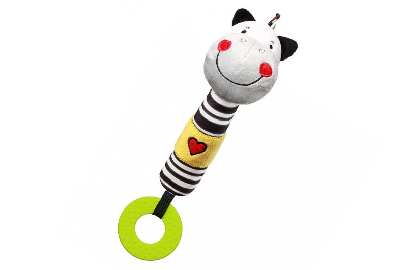 Іграшка з пищалкою "Зебра Зак" (30 см.) "BabyOno"