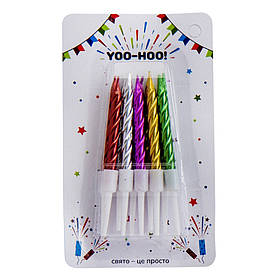 Набір свічок для торта "Феєрія", 7,5 см YOO-HOO!