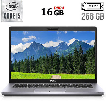 Ультрабук Dell Latitude 5410/ 14" (1920x1080) Сенсорний/ Core i5-10310U/ 16 GB RAM/ 256 GB SSD/ UHD, фото 1