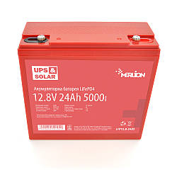 Літій-залізо-фосфатний акумулятор Merlion LiFePO4 12.8V 24AH (178x74x164) for UPS, 3000 циклів
