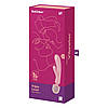 Вібратор-кролик із вібромасажером Satisfyer Triple Lover Pink, 3 мотори, фото 6