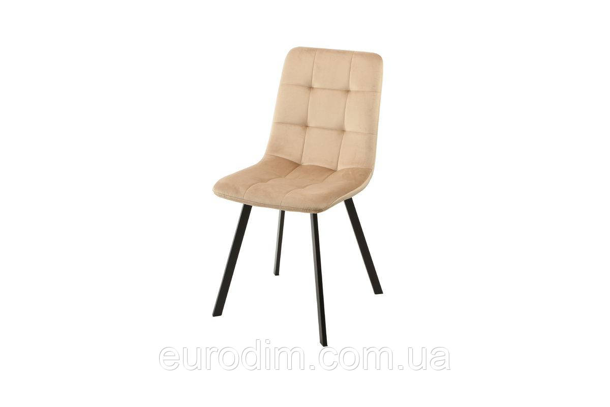 Стілець EARI чорний каркас/беж