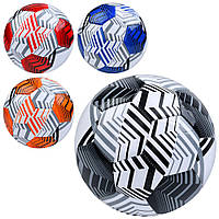 Мяч футбольный MS 3846 размер 5, ПВХ, 300-320г, 4цвета, в пакете
