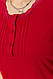 Низька сорочка однотонна, колір бордовий, 219RC-1107 L, L, 48, фото 5