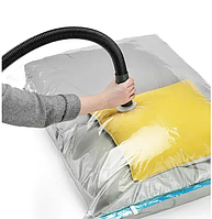 Вакуумні пакети для зберігання одягу герметичні VACUUM BAG 80*120/A0041