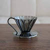 Пуровер Cafec Tritan Flower Dripper Black Cup4, фото 4