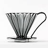 Пуровер Cafec Tritan Flower Dripper Black Cup4, фото 6