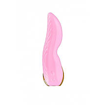 Вібратор для клітора Shunga Aiko, рожевий, 10.5 см х 6.5 см, фото 3