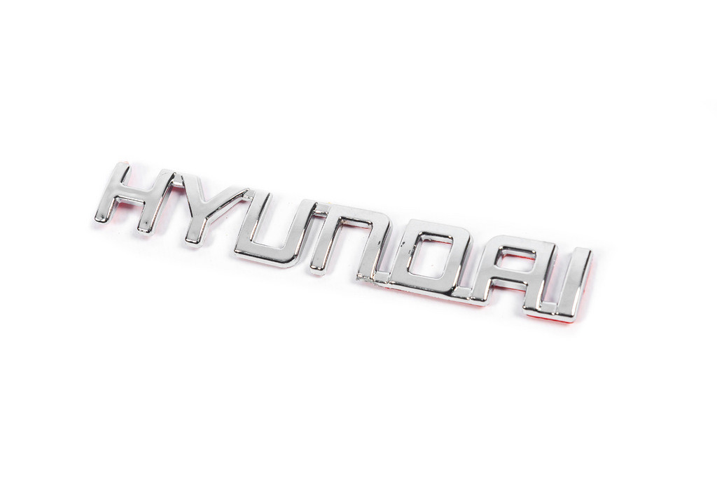 Напис Hyundai 13.5см на 2.0см для Тюнінг Hyundai