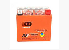 Мотоакумулятор OUTDO UTX5L-BS GEL, 12 V 5 Ah (113 х 70 х 108), Orange, Q10