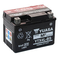 Аккумулятор мотоциклетный 3Ah 50A YUASA YTX4L-BS Honda , Suzuki , Yamaha , KTM , Aprilia , Husqvarna , Peugeot